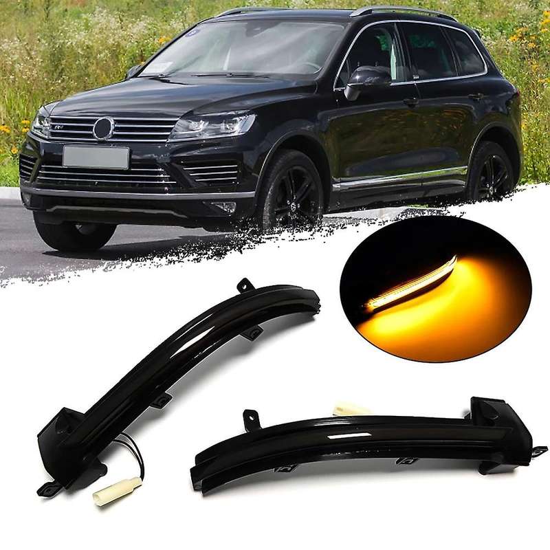 Car Dynamic LED Turn Signal Light Rearview Mirror Light Indicator for  II MK2 7P 2010 - 2018