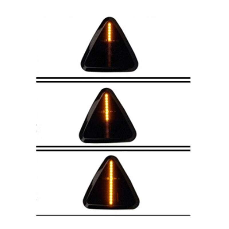 Car Dynamic LED Turn Signal Light Side Marker Light Indicator Blinker Lamp for KANGOO II 2008-2013