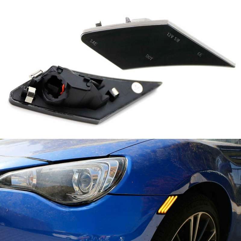 Car Dynamic LED Turn Signal Light Sequential Blinker Side Marker Light for FT86 2013-2019 BRZ FR-S