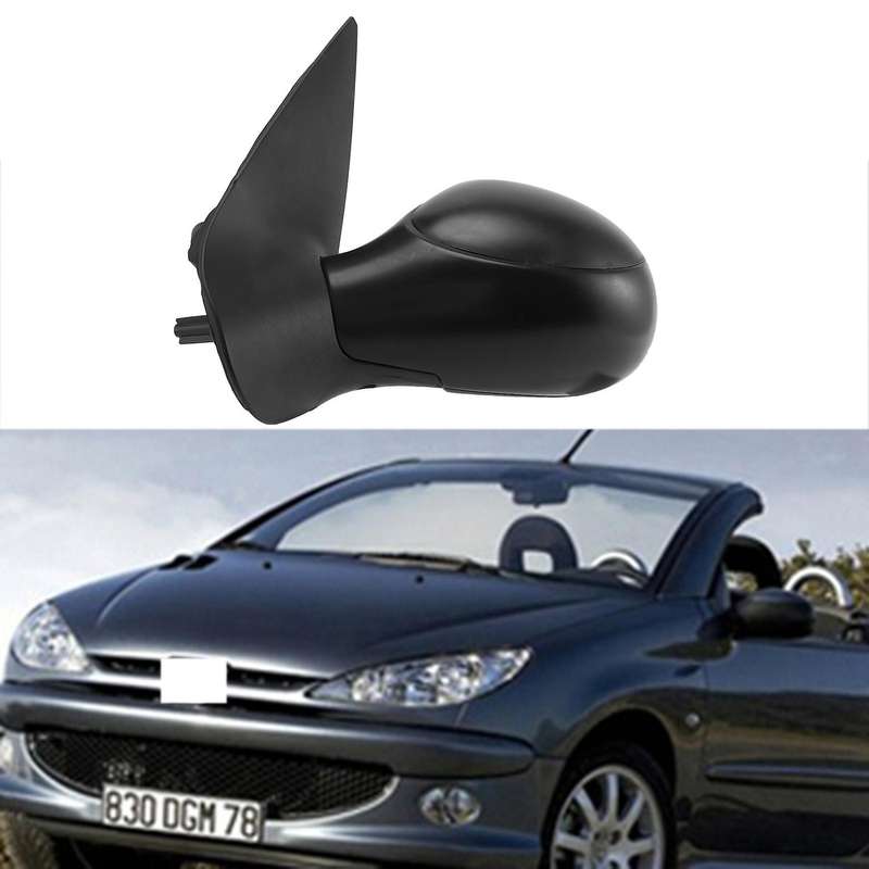 Car Electric Rearview Mirror Right Side Outside Mirror Reverse Mirror Assembly for 206 207 C2