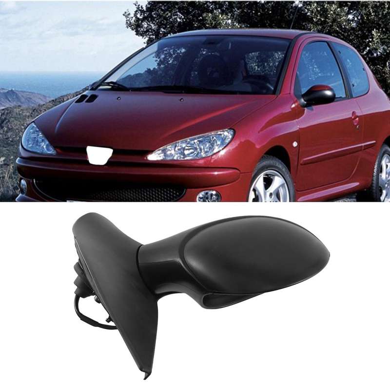 Car Electric Rearview Mirror Right Side Outside Mirror Reverse Mirror Assembly for 206 207 C2
