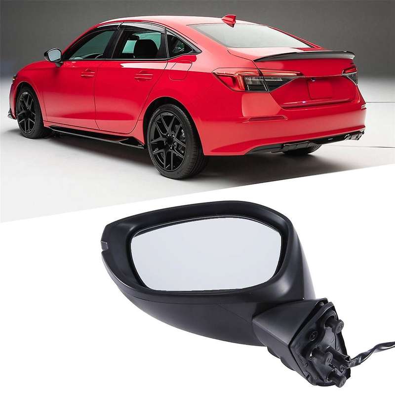 Car Electric Rear View Mirror Assembly for 2022 2023 Reversing Mirror 5-wire W/ Power Heated Functio