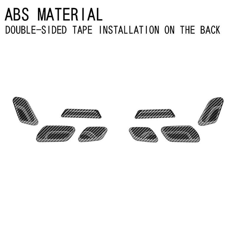 Car Electric Seat Button Trim Sticker for EV9 2023 2024 Seat Adjustment Button Cover Car Interior A