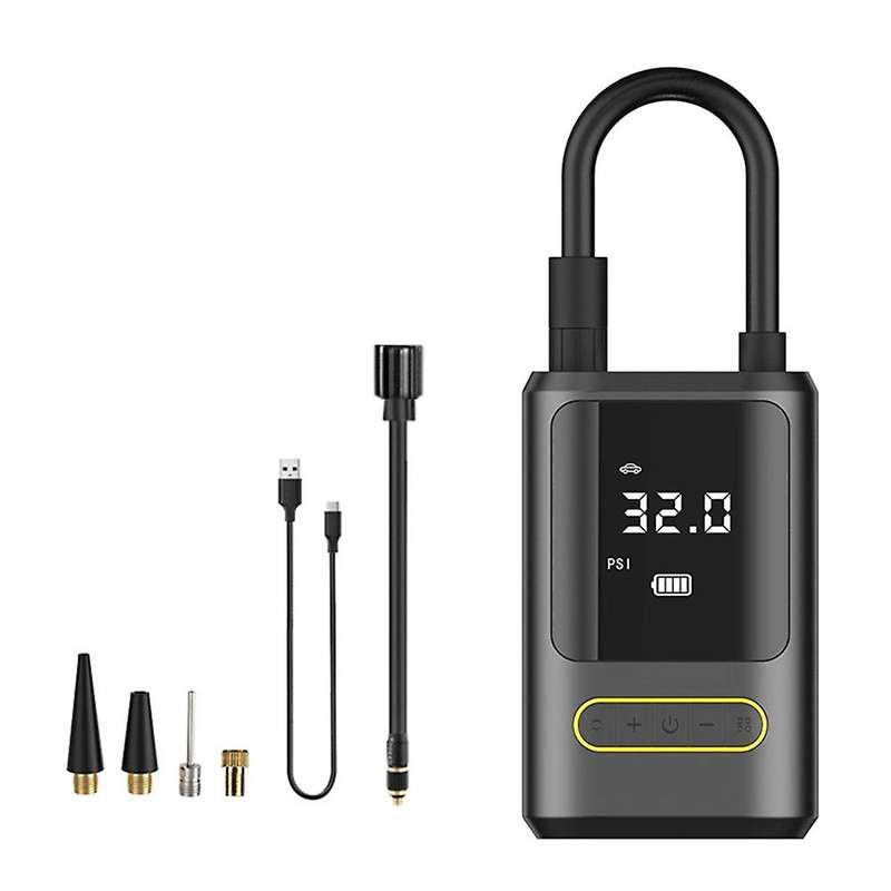Car Electrical Pump Bicycle Injector Led Portable Wireless Car Compressor for Bikes Motorcycles Ball