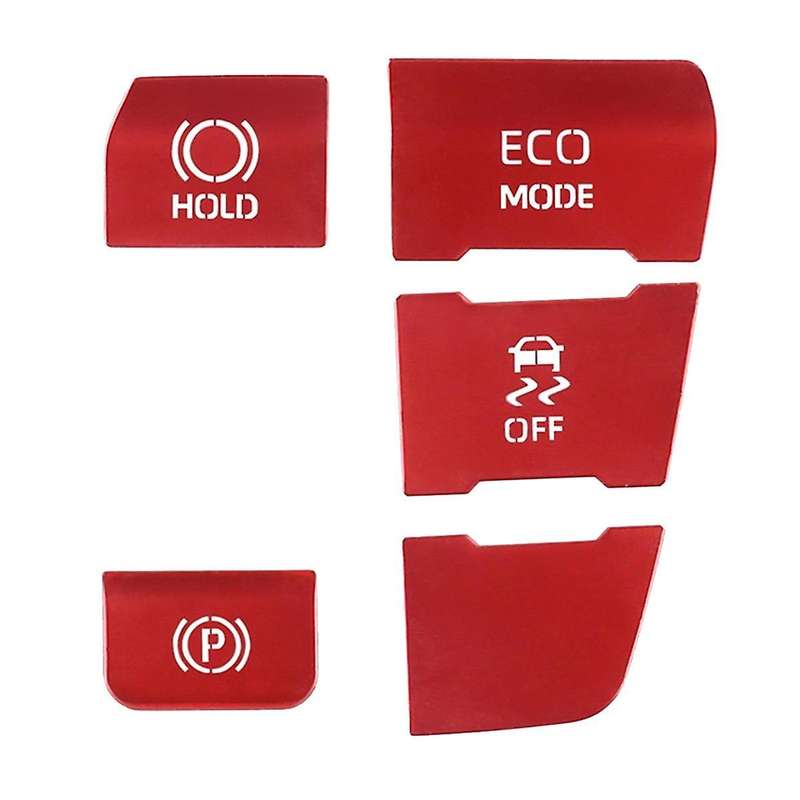 Car Electronic Handbrake Button Sticker Aluminum for ALPHARD/VELLFIRE 40 Series 2023+ Gear Button S