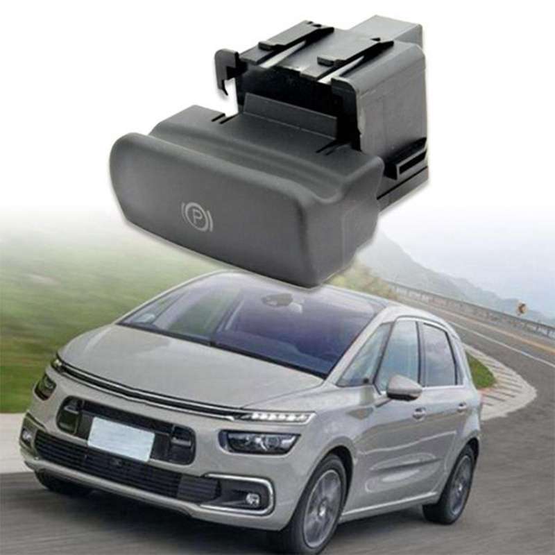 Car Electronic Handbrake Switch Parking Brake for 3008 470702 470703 470706 Black