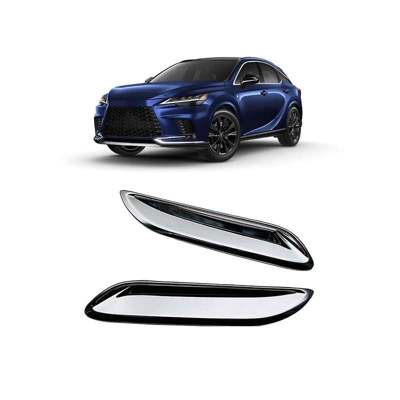 Car Electroplating Decorative Frame Rear Bumper Vent Cover Accessories for Rx 350 350h 500h 2022 20