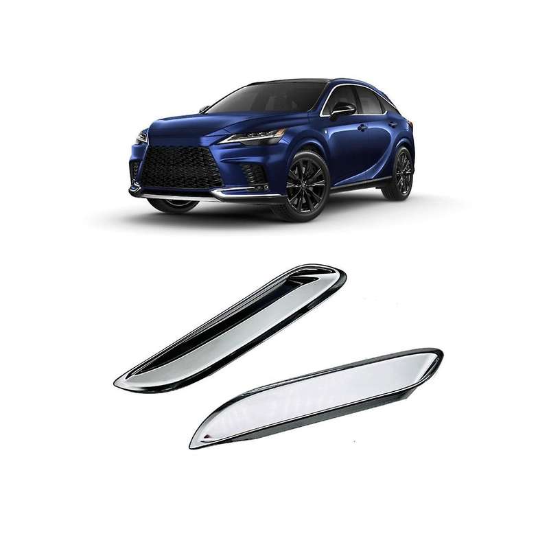 Car Electroplating Decorative Frame Rear Bumper Vent Cover Accessories for Rx 350 350h 500h 2022 20