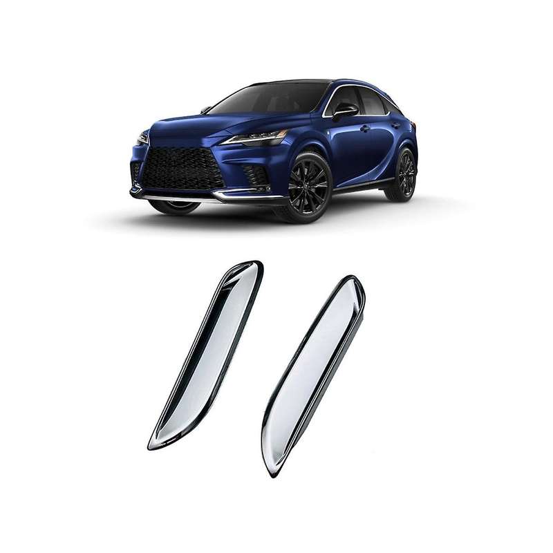 Car Electroplating Decorative Frame Rear Bumper Vent Cover Accessories for Rx 350 350h 500h 2022 20