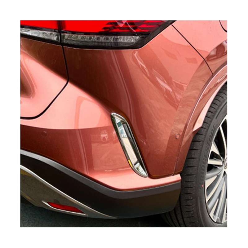 Car Electroplating Decorative Frame Rear Bumper Vent Cover Accessories for Rx 350 350h 500h 2022 20
