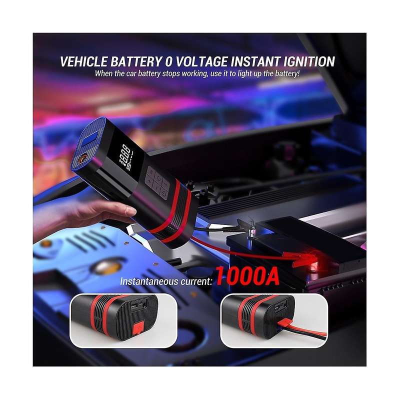 Car Emergency Power Electric Pump Inflatable Integrated Machine Automotive Supplies Emergency Power