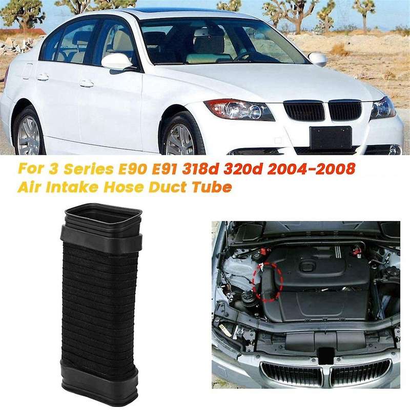Car Engine Air Intake Hose Rubber Dust Cover 13717795284 for 3 Series E90 E91 318d 320d 2004-2008 In