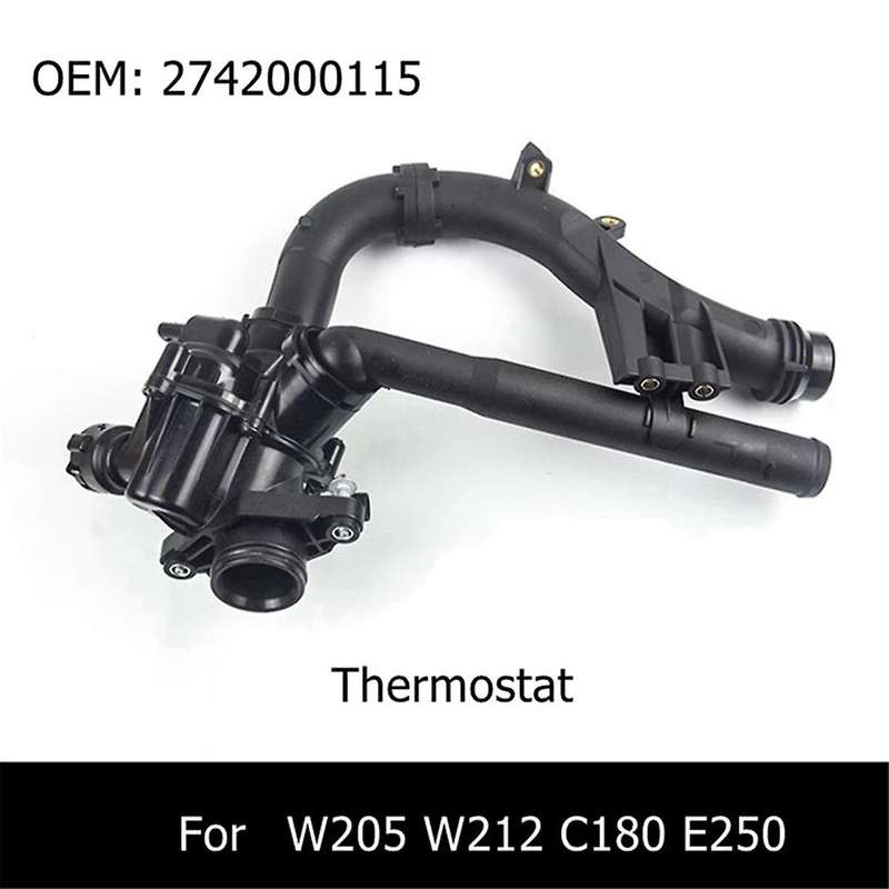 Car Engine Coolant Thermostat Housing Assembly for W205 W213 W167 C180 C200 C300 2015-2021 A27420042