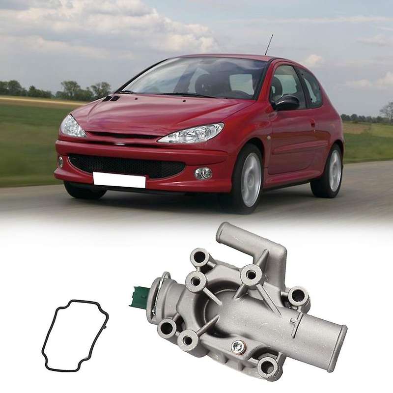 Car Engine Coolant Thermostat with Housing for Partner 206/207/307//1007 C2 C3 C4 1336.Z0 1336Z0