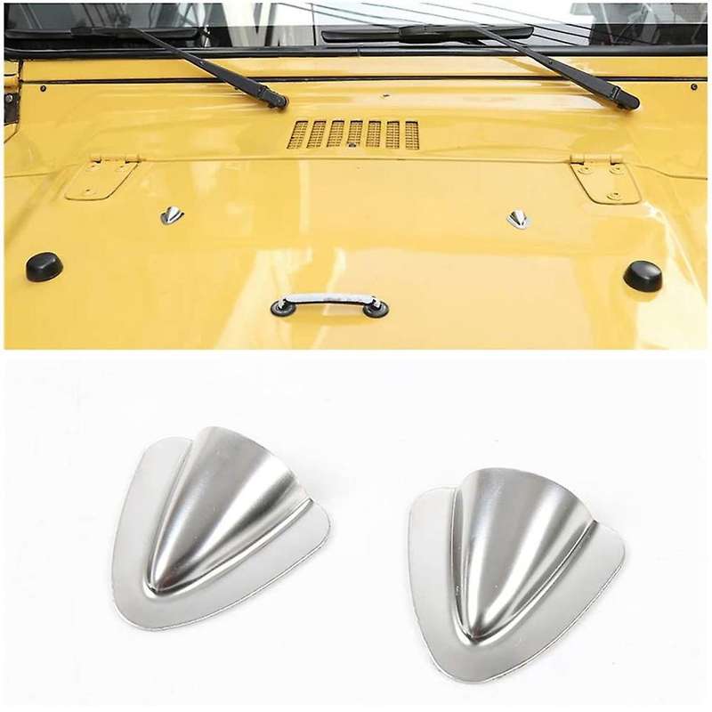 Car Engine Cover Spray Nozzle Cover Hinge Cover Windshield Washer Wipers for Wrangler TJ 1997-2006