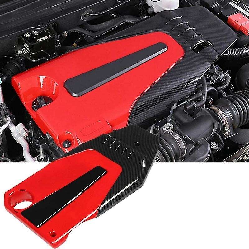 Car Engine Cover Hood Abs Carbon Fiber Style Fit for Accord 10th 2016-2018