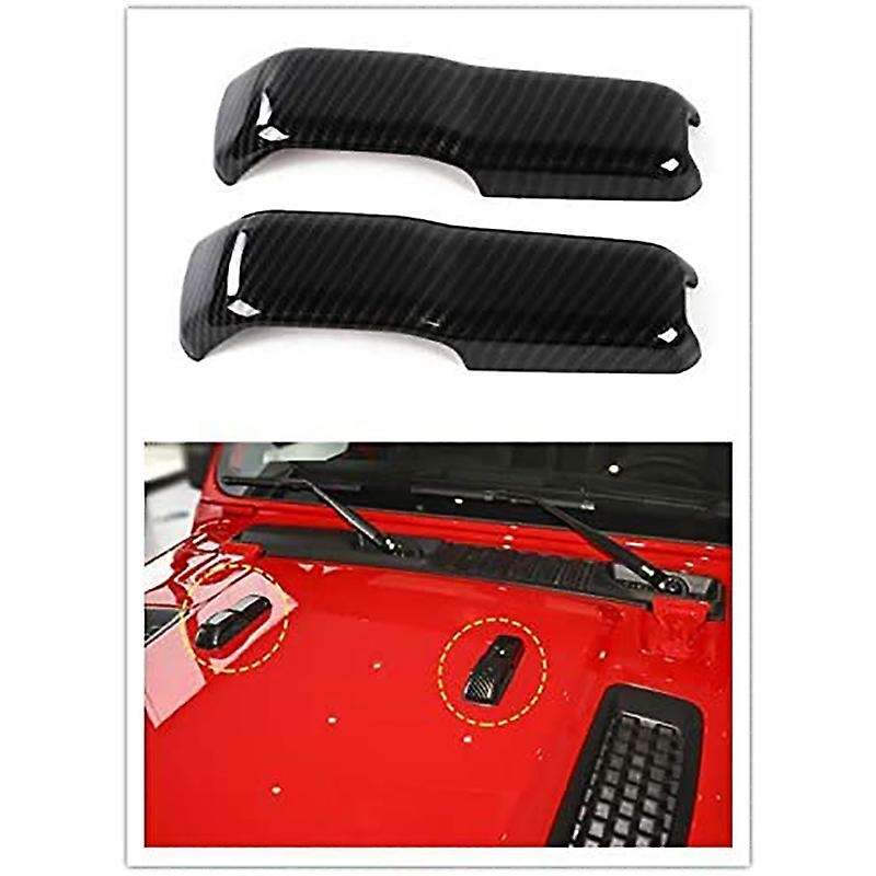Car Engine Cover, Rear Wiper Nozzle Decoration, Hinge Cover, Auto Refitting Parts for Wrangler JL 20