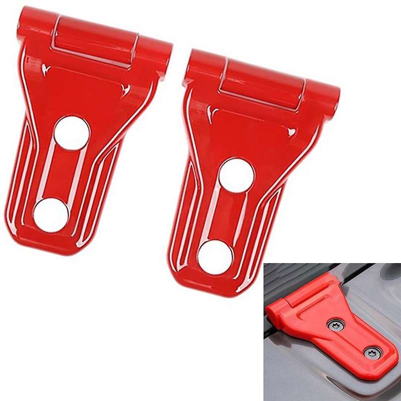 Car Engine Hood Hinge Protector Trim Cover Accessories for JL JT 2018-2021 Car Sticker A