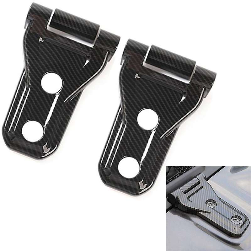 Car Engine Hood Hinge Protector Trim Cover Accessories for JL JT 2018-2021 Car Sticker A
