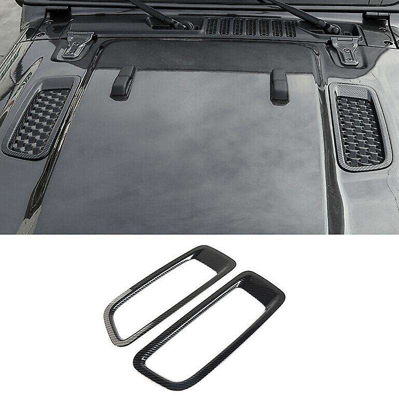 Car Engine Hood Air Outlet Vent Decoration Cover Sticker Accessories for Wrangler JL 2018+