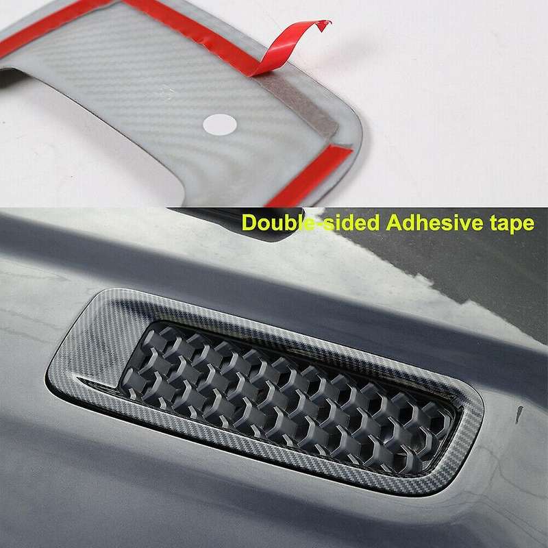 Car Engine Hood Air Outlet Vent Decoration Cover Sticker Accessories for Wrangler JL 2018+