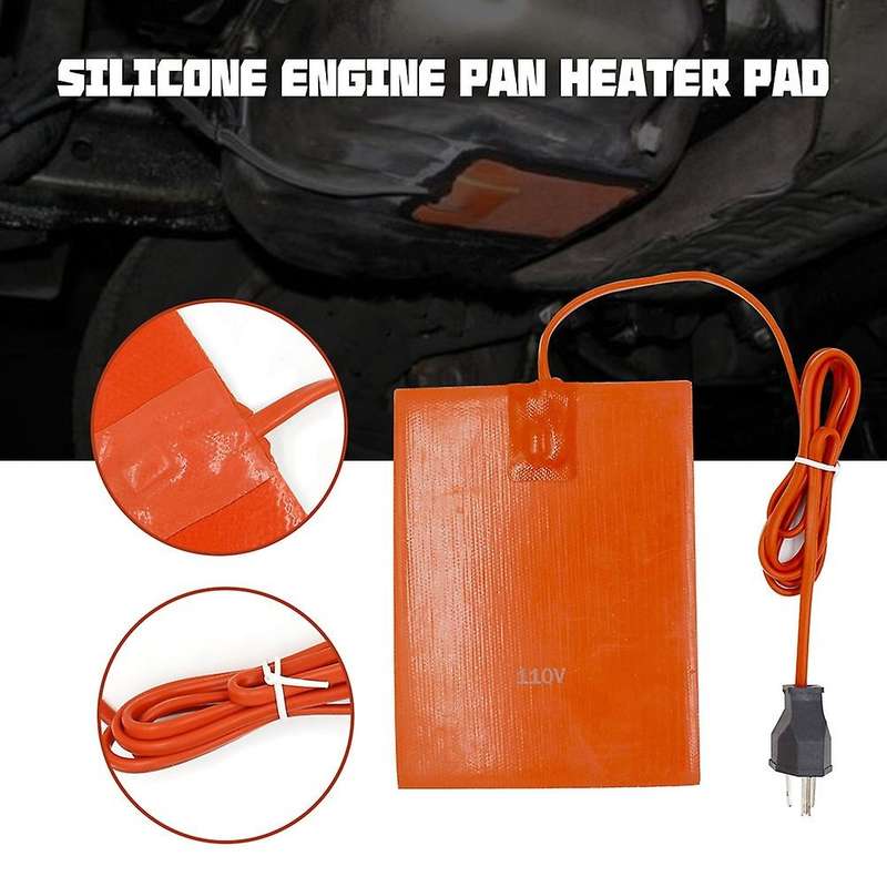 Car Engine Oil Tank Heater Pad 300W Silicone Heating Pad Engine Oil Tank Waterproof with EU Plug