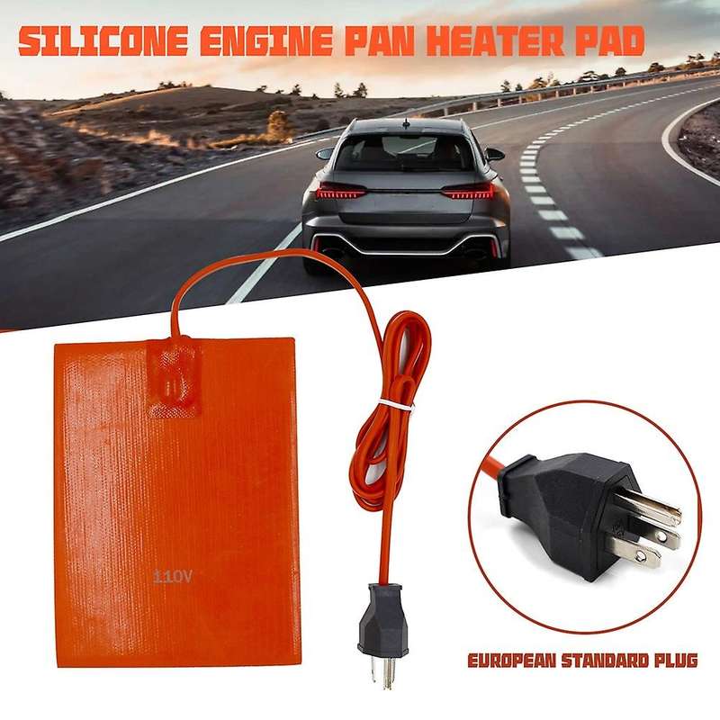 Car Engine Oil Tank Heater Pad 300W Silicone Heating Pad Engine Oil Tank Waterproof with EU Plug
