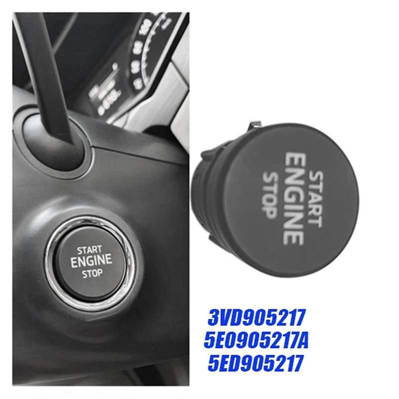 Car Engine Start Stop Button Switch 3VD905217 for Superb Scala 2015-2021 Start Push Button 5E0905217