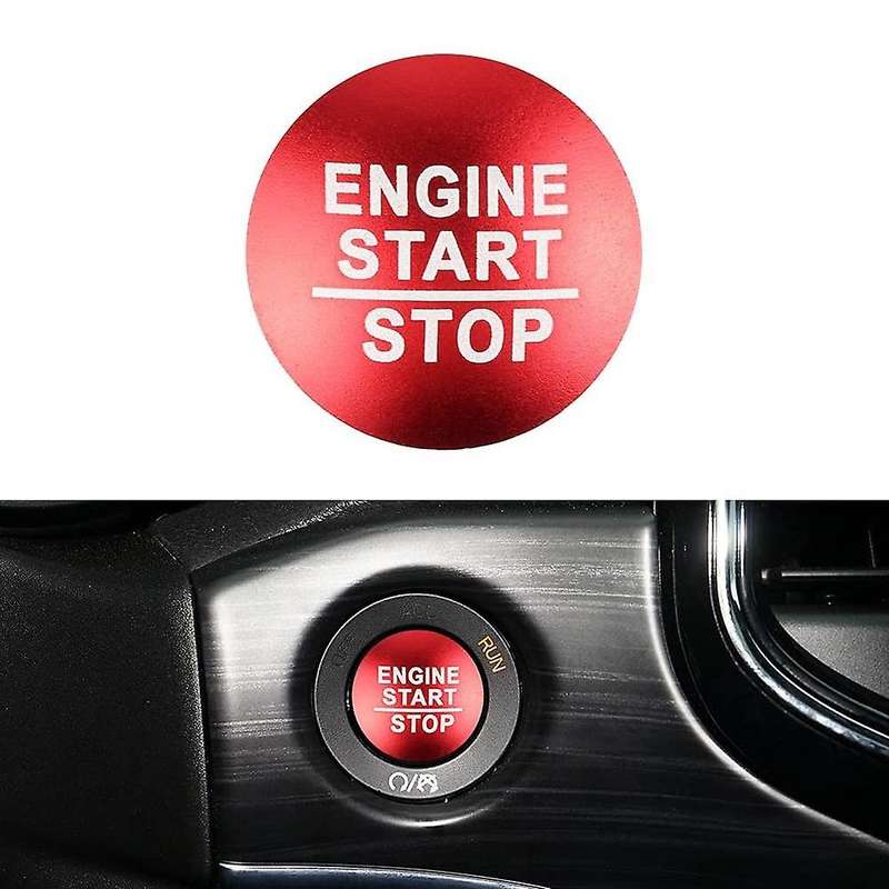 Car Engine Start Stop Button Cover Trim for Grand 2014-2021 Accessories Ignition Button Decal Sticke