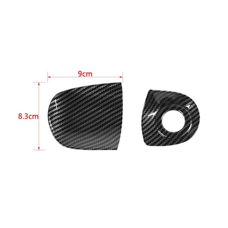 Car Engine Start Stop Ignition Decor Cover Key Jack Trim for 2010 2011 2012 2013 2014,ABS Carbon Fib