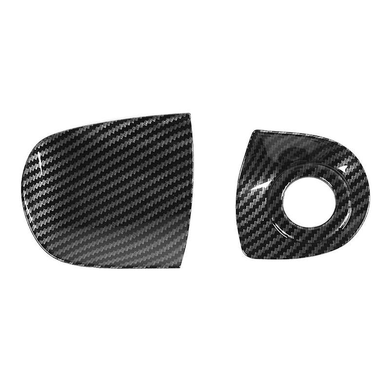 Car Engine Start Stop Ignition Decor Cover Key Jack Trim for 2010 2011 2012 2013 2014,ABS Carbon Fib