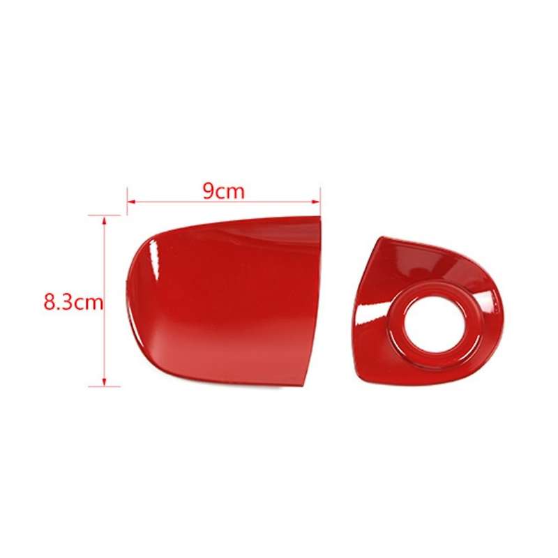 Car Engine Start Stop Ignition Decor Cover Key Jack Trim for 2010 2011 2012 2013 2014,ABS Red