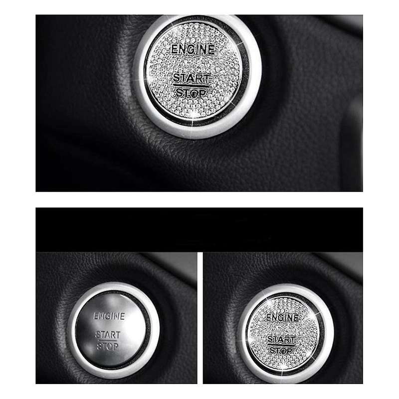 Car Engine Start Stop Ignition One-Button Cover Trim for A200 B200 C300 E300 CLS300 GLA CLA GLC