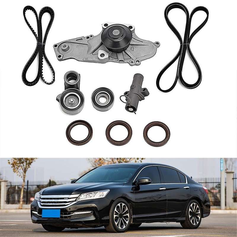 Car Engine Timing Belt Kit Idler Water Pump Crankshaft Cam Seal 19200-RDV-J01 14550-RCA-A01 for Ody