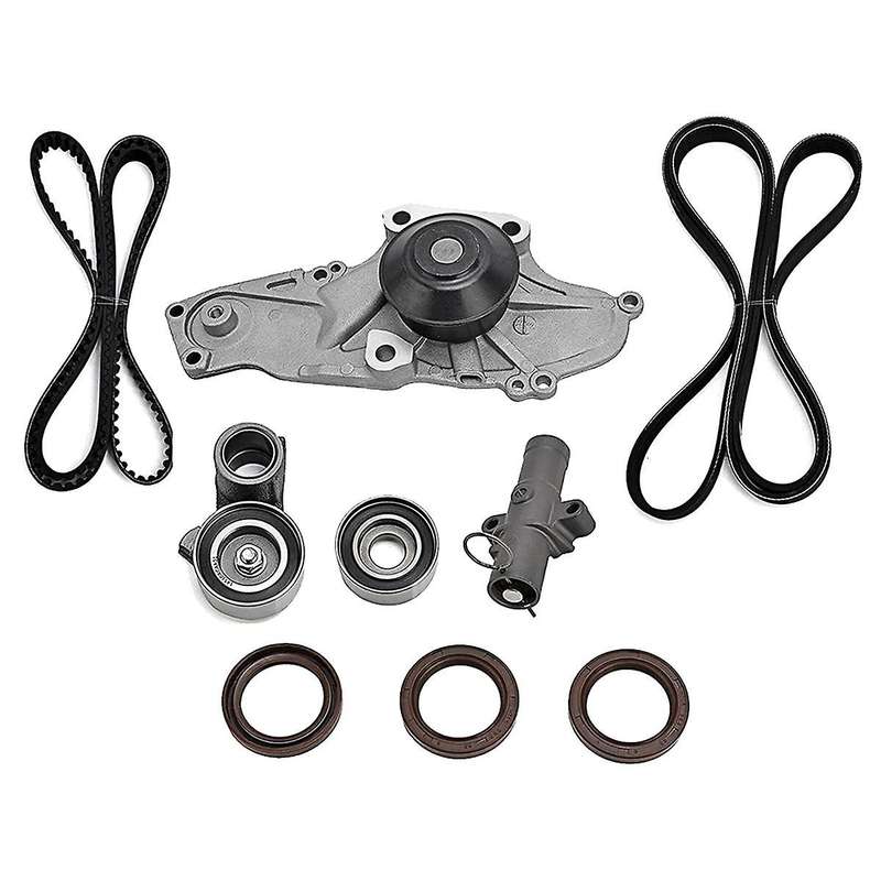 Car Engine Timing Belt Kit Idler Water Pump Crankshaft Cam Seal 19200-RDV-J01 14550-RCA-A01 for Ody