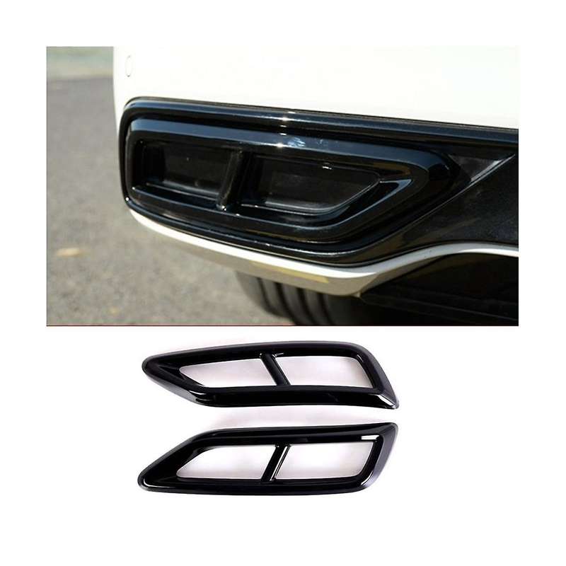 Car Exhaust Muffler Cover Rear Bumper Exhaust Trim for L 2020 2021 2022