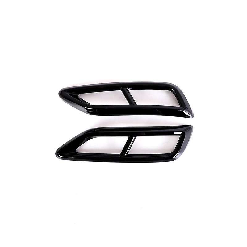 Car Exhaust Muffler Cover Rear Bumper Exhaust Trim for L 2020 2021 2022