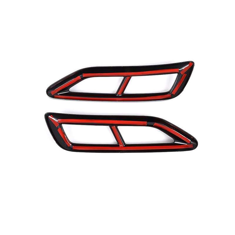 Car Exhaust Muffler Cover Rear Bumper Exhaust Trim for L 2020 2021 2022