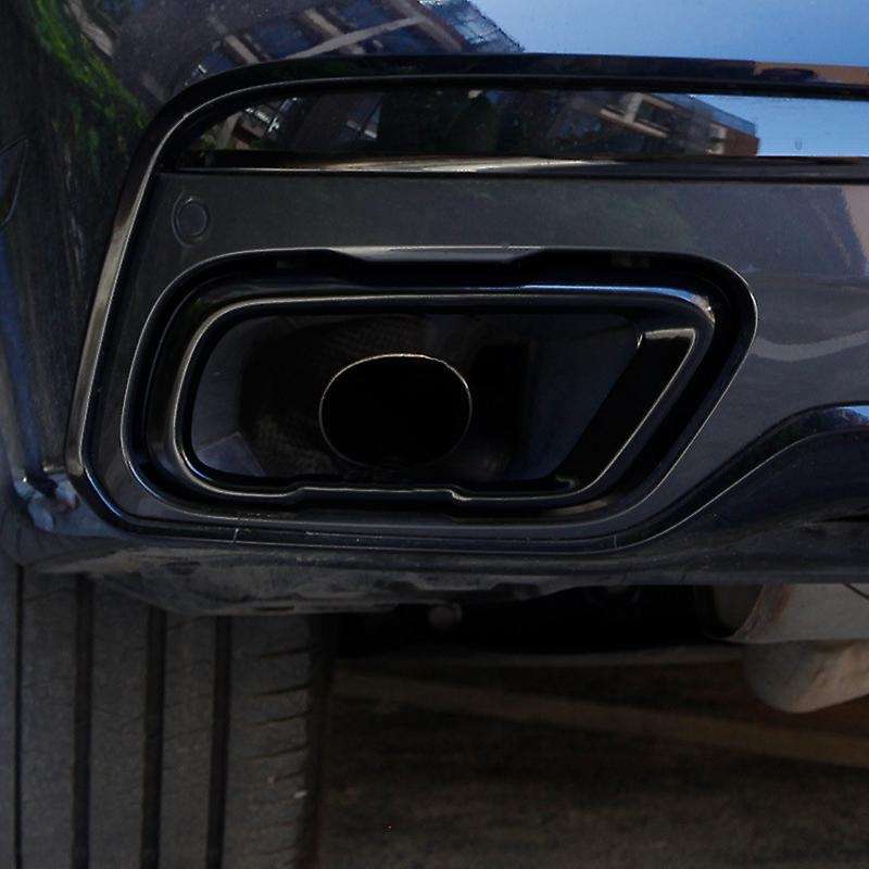 Car Exhaust Pipe Cover Stickers Accessories for X5 G05 X7 G07 2019-21(Suitable for M Sports Version)