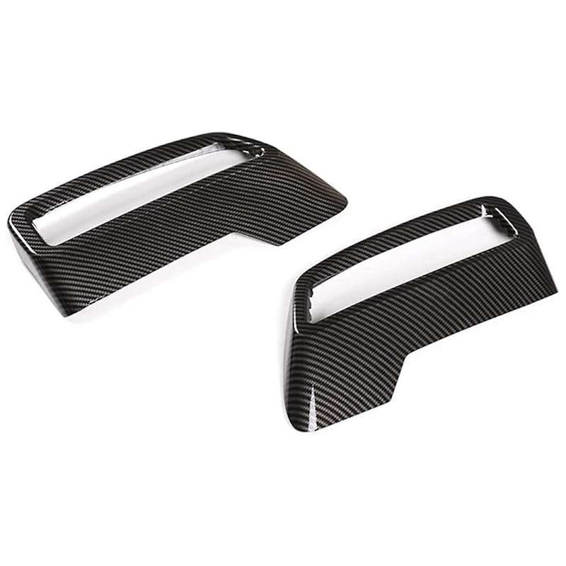 Car Exhaust Pipe Cover Rear Exhaust Muffler Pipe Tail Throat Frame for 3008 5008 2017-2020 Carbon F