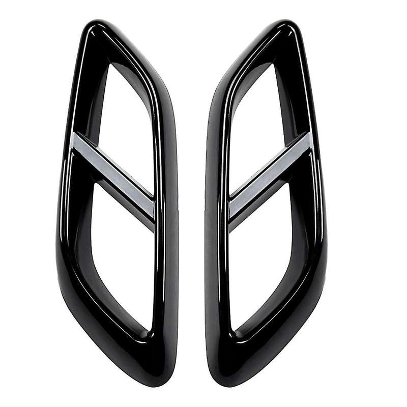 Car Exhaust Pipe Trim Cover Stickers for - CLE Coupe C236 2024+ Car Tail Throat Decor Frame Gloss Bl