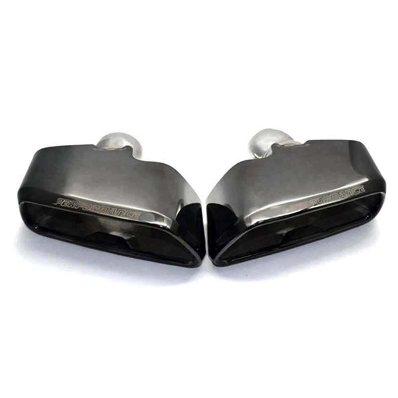 Car Exhaust System Muffler MP Style Square Port Exhaust Tailpipe Automobile for 5 Series G30 G38 540