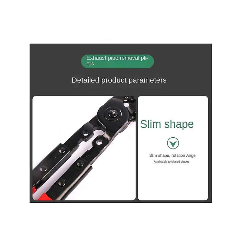 Car Exhaust Rubber Pad Pliers Exhaust Hanger Removal Puller Heavy Duty Exhaust Pipe Rubber Gasket R