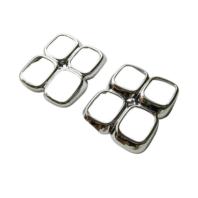 Car Exterior Decoration Front Fog Light Cover Trim Bezel Garnish 4-Hole Fog Lamp Cover for KX5 2017-