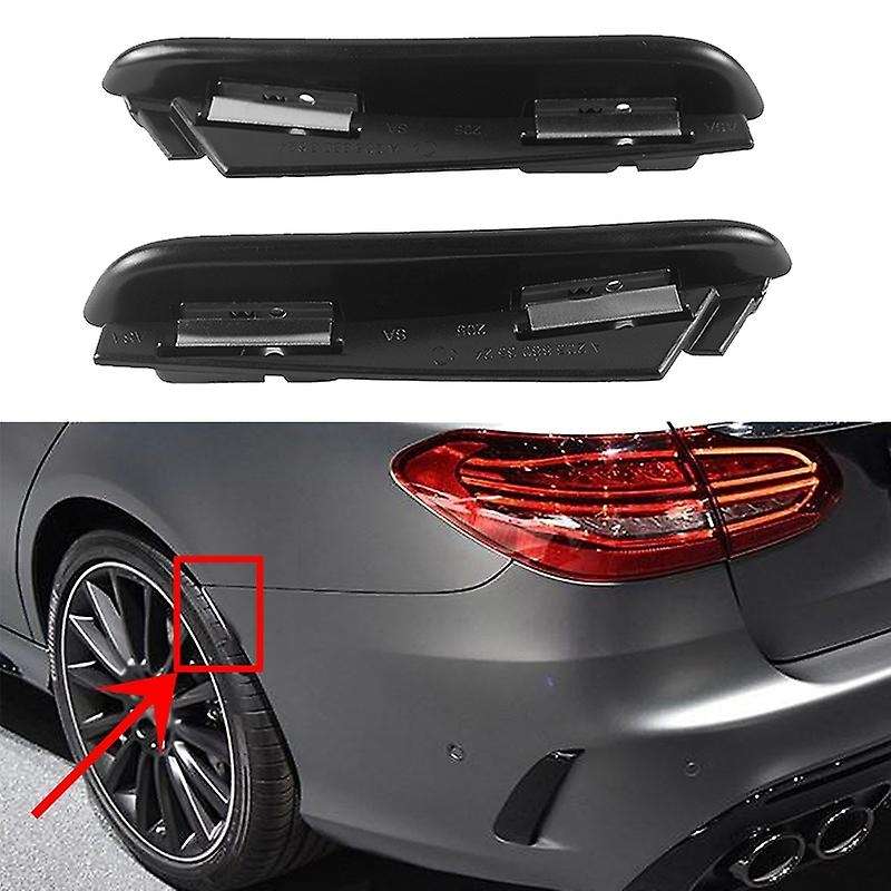 Car Extension Wheel Eyebrow Protector Lip for S205 W205 C200 C250 C300 C43 S213 E200 E250 E300 E43