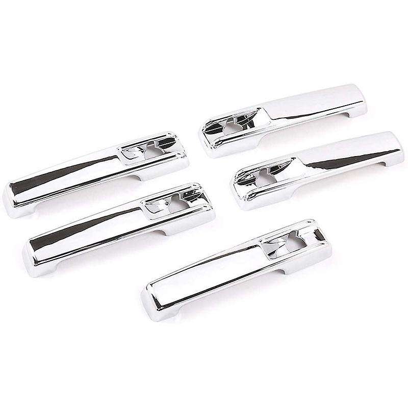 Car Exterior Door Grab Handle Cover Trim for G Class W463 G500 G550 G63 2019 2020 Silver