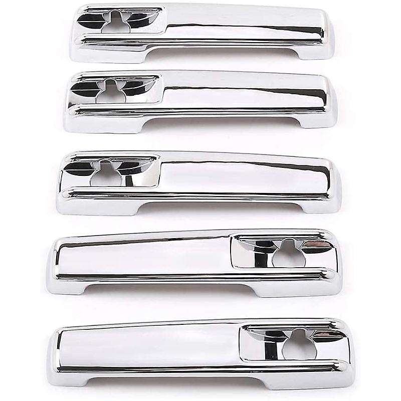 Car Exterior Door Grab Handle Cover Trim for G Class W463 G500 G550 G63 2019 2020 Silver