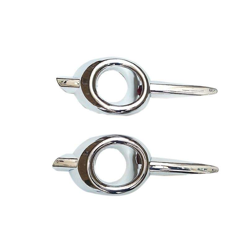 Car Exterior Fog Light Cover Front Bright Chrome Fog Light Frame Trim for -V 2012-2014