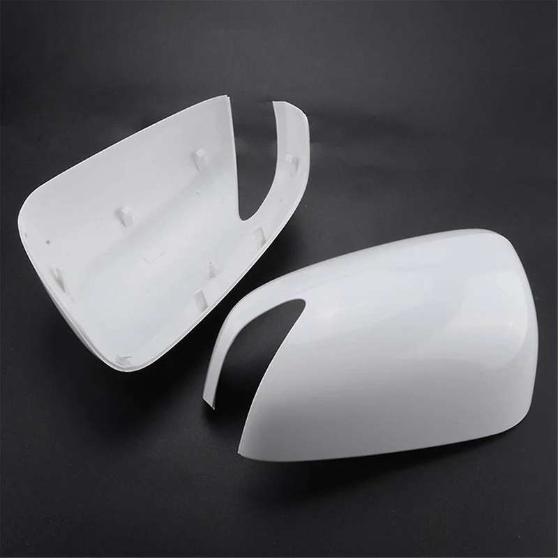 Car Exterior Door Mirror Covers Rearview Mirror Cover Wing Door Side Mirror Shell for Fit Jazz 2009-