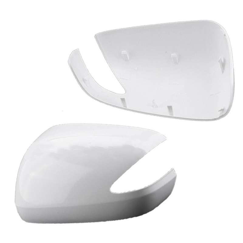 Car Exterior Door Mirror Covers Rearview Mirror Cover Wing Door Side Mirror Shell for Fit Jazz 2009-
